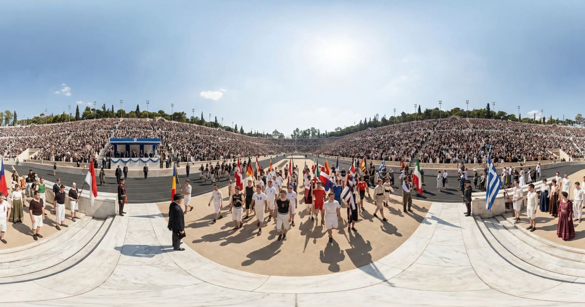 First Modern Olympic Games, Athens panorama thumbnail
