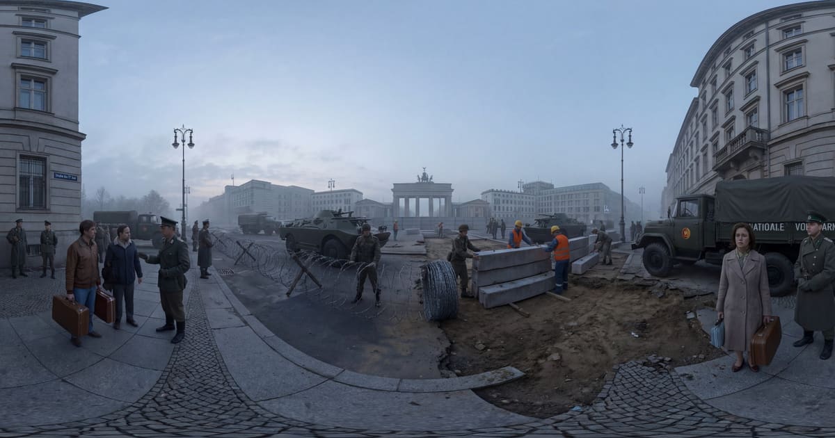 Construction of the Berlin Wall panorama thumbnail
