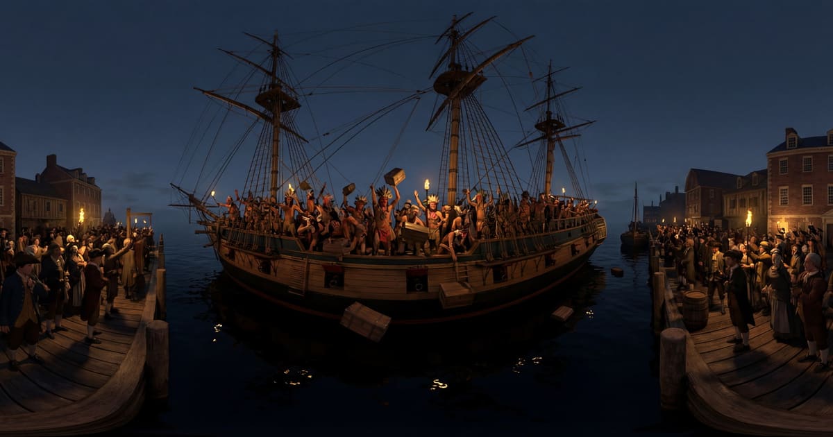 Boston Tea Party panorama thumbnail