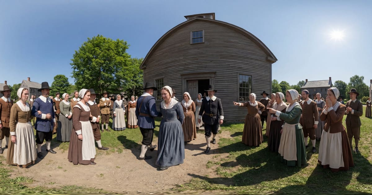Plymouth Colony Settlement panorama thumbnail