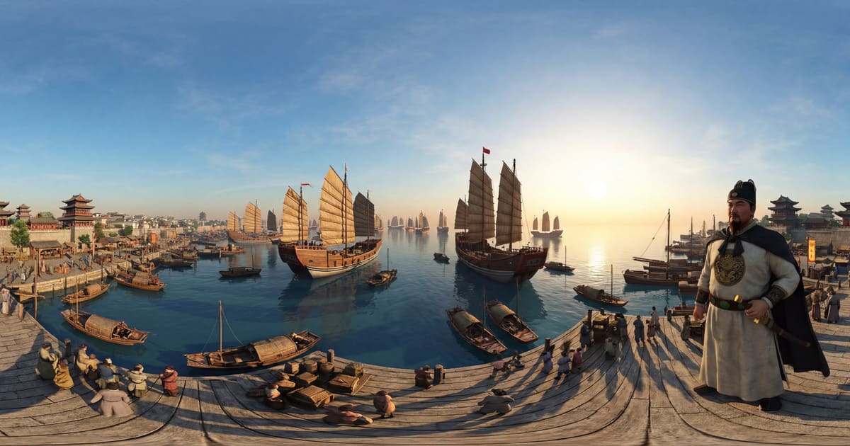 Zheng He's Treasure Fleet Expedition panorama thumbnail