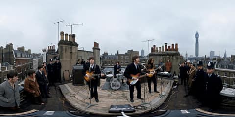 The Beatles' Rooftop Concert panorama thumbnail