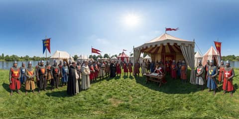 Signing of Magna Carta at Runnymede panorama thumbnail