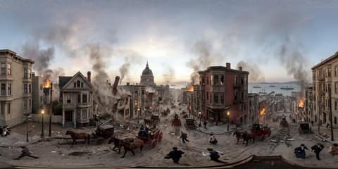 San Francisco Earthquake and Fire panorama thumbnail