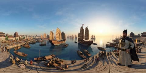 Zheng He's Treasure Fleet Expedition panorama thumbnail