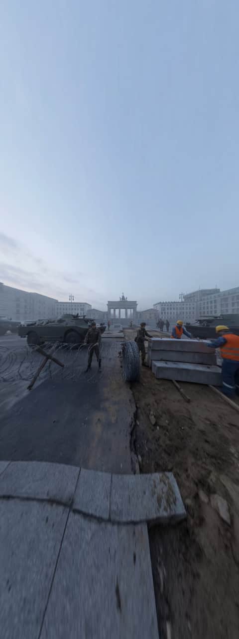 Construction of the Berlin Wall
