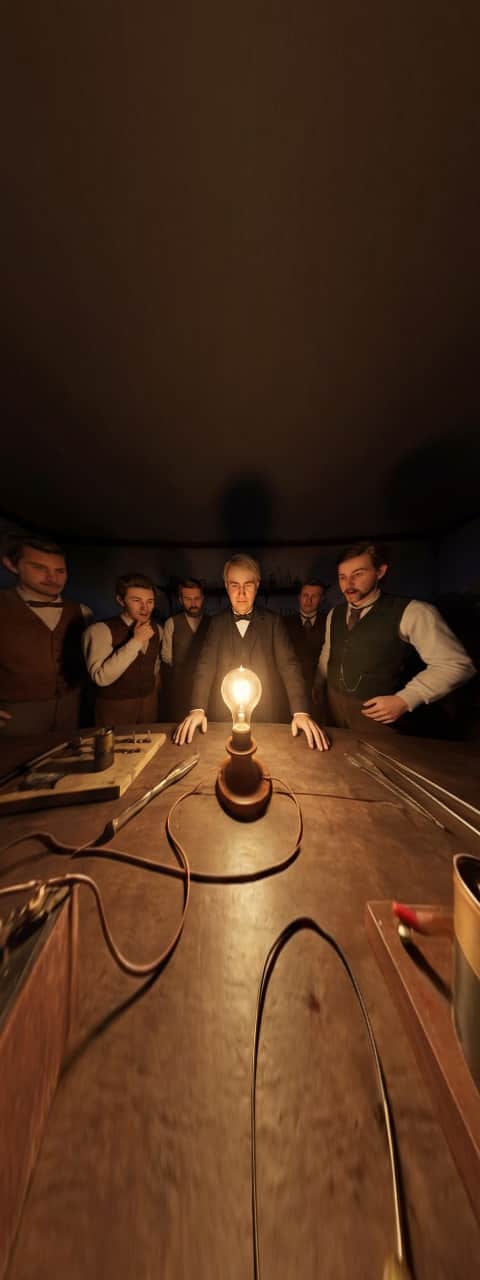 Edison's Light Bulb Demonstration, Menlo Park