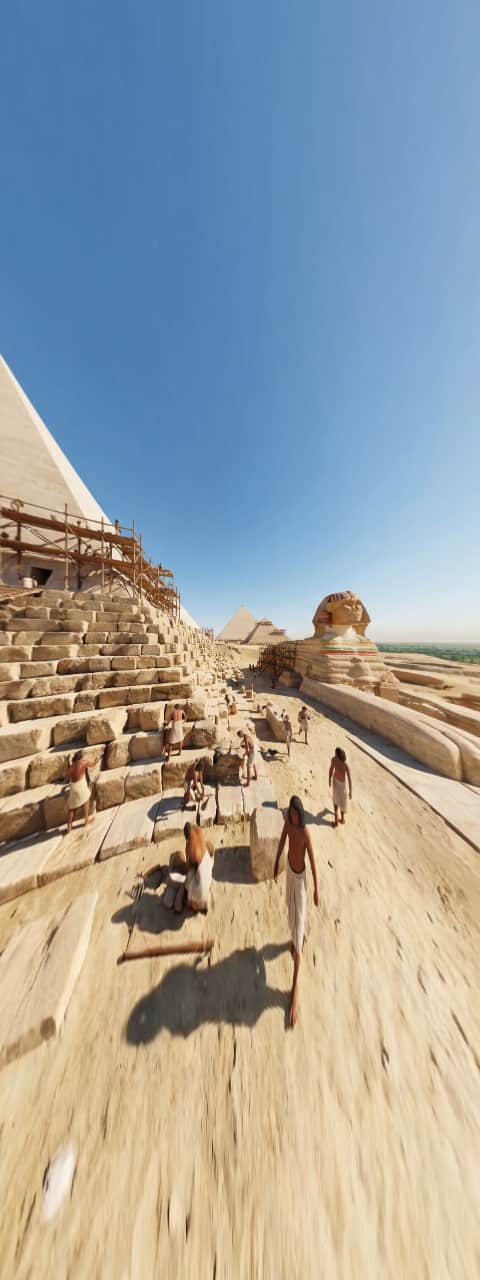 Construction of the Great Pyramid of Giza