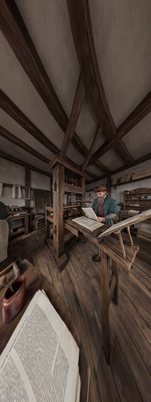 Gutenberg's Print Shop, Mainz
