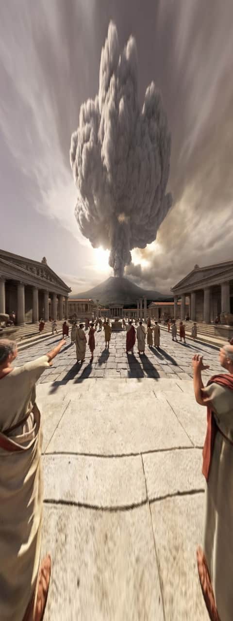 Eruption of Mount Vesuvius, Pompeii