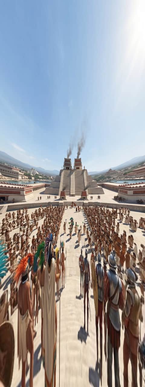 Cortés Arrives in Tenochtitlan