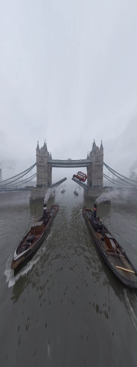 Industrial London and Tower Bridge
