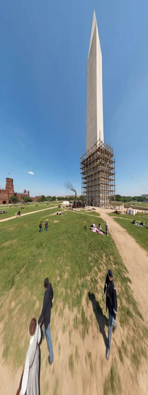 Washington Monument Nearing Completion